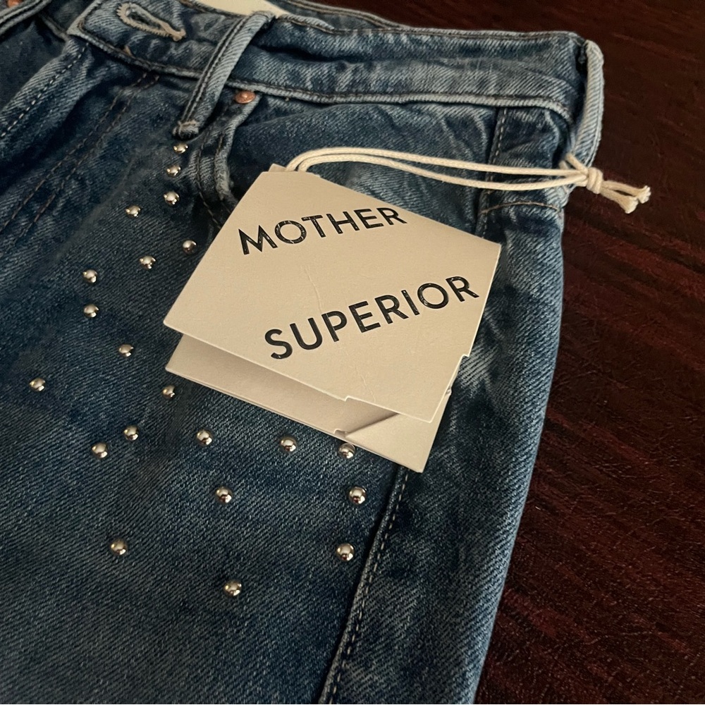 Mother The Inside Flood Metal Denim - Picture 4 of 5